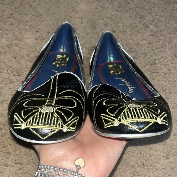 Irregular Choice Star Wars Darth Vader I Am Your Father Flat Loafer Black 8.5 - Picture 7 of 10